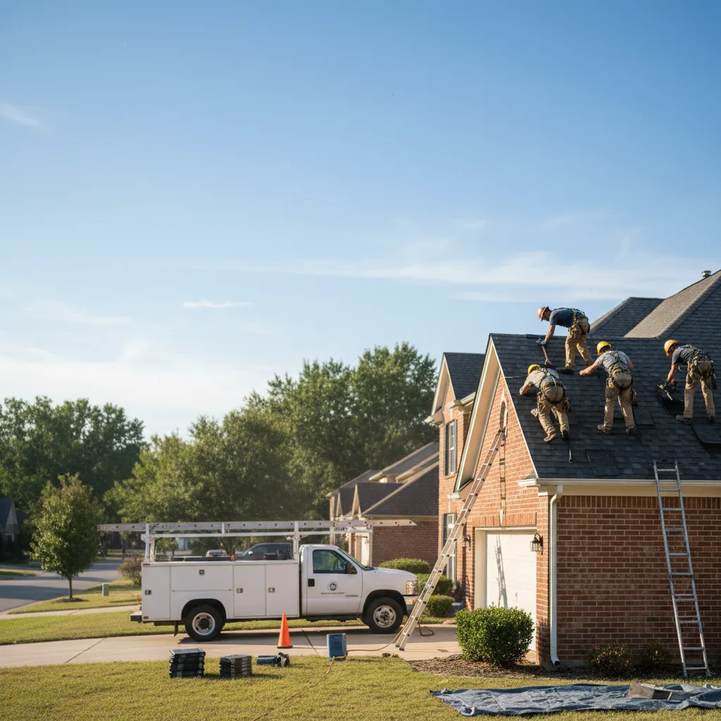 Roof Repair in Romance